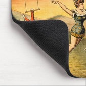 Trapeseのヴィンテージのサーカスポスターを飛ばす失敗Stena マウスパッド (コーナー)