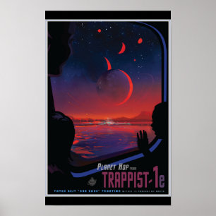 TRAPPIST1e Exoplanet ポスター