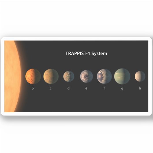 Trappist-1の7つの惑星は何のように見えるかもしれない。 シール (正面)