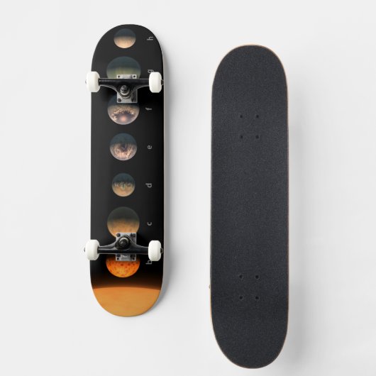 Trappist-1の7つの惑星は何のように見えるかもしれない。 スケートボード (正面)