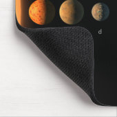 Trappist-1の7つの惑星は何のように見えるかもしれない。 マウスパッド (コーナー)