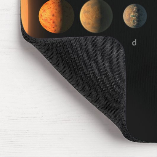 Trappist-1の7つの惑星は何のように見えるかもしれない。 マウスパッド (コーナー)