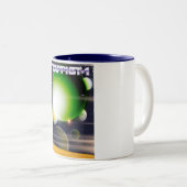 TRAPPIST-1 サイエンスフィクションポスター ツートーンマグカップ (正面右)