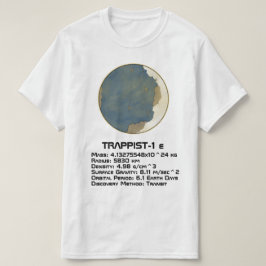TRAPPIST-1 eテクニカル・データ Tシャツ