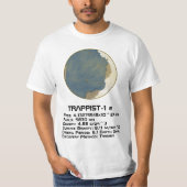 TRAPPIST-1 eテクニカル・データ Tシャツ (正面)
