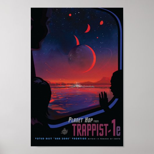 TRAPPIST-1e外惑星ポスター ポスター (正面)