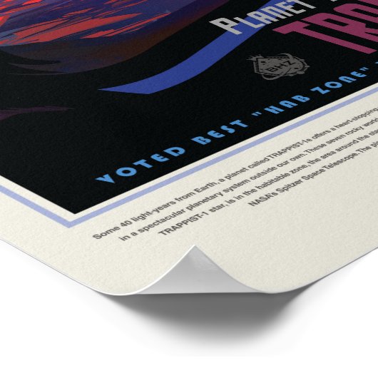 TRAPPIST-1e Exoplanet ポスター (角)