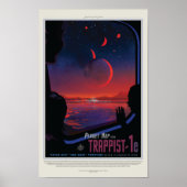 TRAPPIST-1e Exoplanet ポスター (正面)