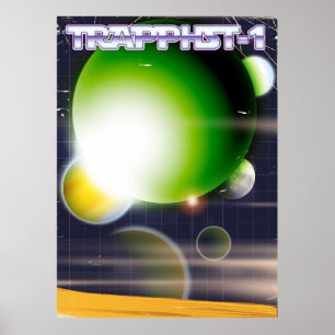 TRAPPIST-1SFポスター。 ポスター