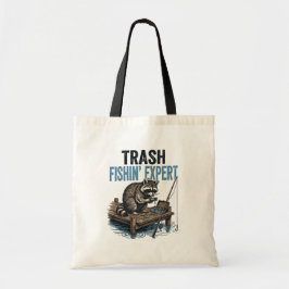 Trash Fishin' Expert Raccoon トートバッグ