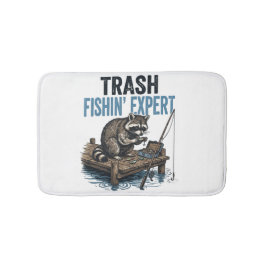 Trash Fishin' Expert Raccoon バスマット