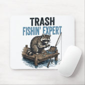 Trash Fishin' Expert Raccoon マウスパッド (マウス)