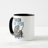 Trash Fishin' Expert Raccoon マグカップ (正面左)