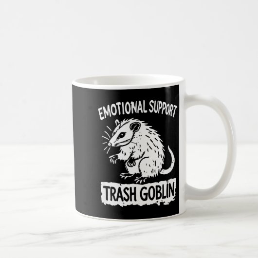 Trash Goblin Ssum Emotional Suprt Funny Meme コーヒーマグカップ (右)