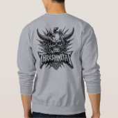 Trash Metal Outfit für Events スウェットシャツ (裏面)