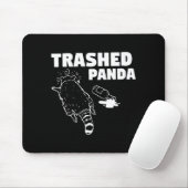 Trash Panda Drunk Racoon Funny Racoon Animal Lover マウスパッド (マウス)
