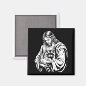 Trash Panda Jesus Raccoon Trashed Racoon Animal Ra マグネット (正面/裏面)