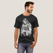 Trash Panda Jesus Raccoon Trashed Racoon Animal Ra Tシャツ (正面フル)