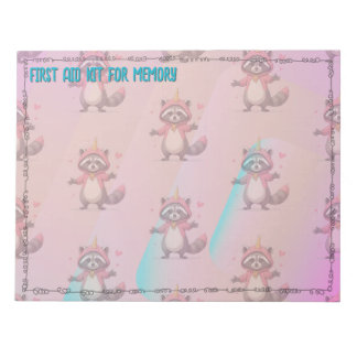 Trash Panda notepad - Notizblock ノートパッド