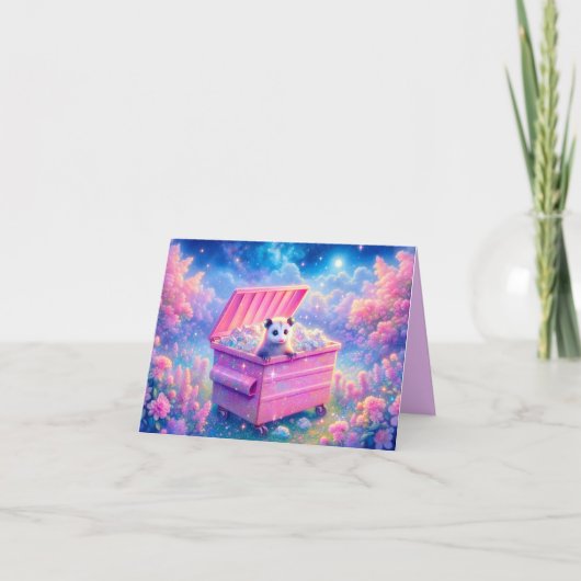 Trash Panda Possum Note Cards ノートカード (正面)