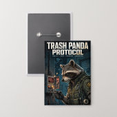 Trash Panda Protocol 缶バッジ (正面/裏面)