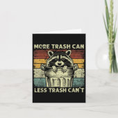 Trash Panda Raccoon It's Called Trash Can Not Tras カード (正面)