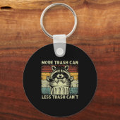 Trash Panda Raccoon It's Called Trash Can Not Tras キーホルダー (正面)