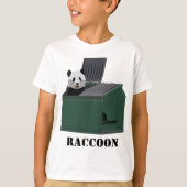 Trash Panda shirt that says RACCOON Tシャツ (正面)