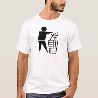 Trash_Religion_b-on-w_no-site Tシャツ