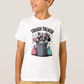 Trash Talker Raccoon Funny Tシャツ (正面)