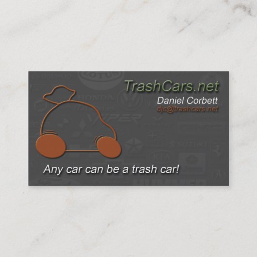 TrashCars.netの名刺 名刺 (正面)