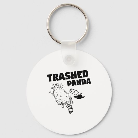 Trashed Panda  キーホルダー (正面)