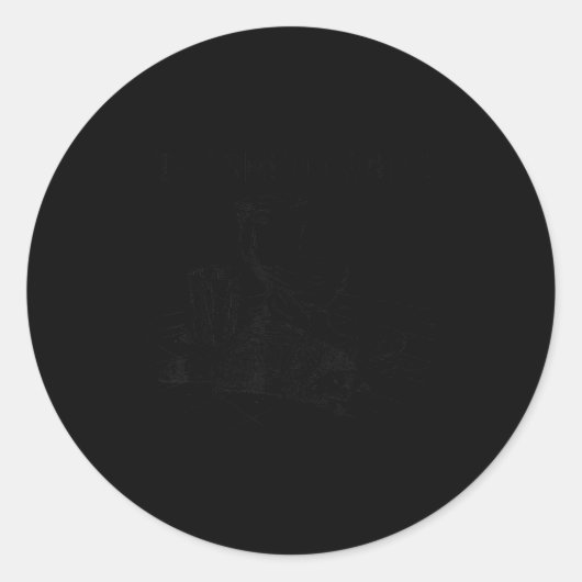 Trashed Panda Funny Drunk Raccoon ラウンドシール (正面)