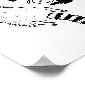 Trashed Panda, Funny Drunk Raccoon, Funny Trash Pa ポスター (角)