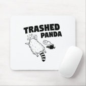Trashed Panda, Funny Drunk Raccoon, Funny Trash Pa マウスパッド (マウス)