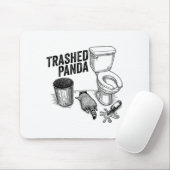 Trashed Panda, Funny Drunk Raccoon, Trash Panda Hu マウスパッド (マウス)