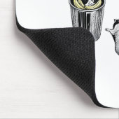 Trashed Panda, Funny Drunk Raccoon, Trash Panda Hu マウスパッド (コーナー)