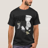 Trashed Panda, Funny Drunk Raccoon, Trash Panda Hu Tシャツ (正面)