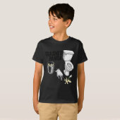 Trashed Panda, Funny Drunk Raccoon, Trash Panda Hu Tシャツ (正面フル)