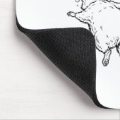 Trashed Panda Funny Drunk Racoon  マウスパッド (コーナー)