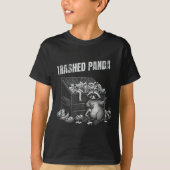 Trashed Panda Funny Drunk Racoon Cool Animals Grap Tシャツ (正面)