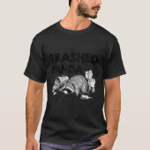 Trashed Panda Funny Drunk Racoon Gets Drunk Meme F Tシャツ (正面)