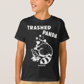 Trashed Panda Hangover Social Media Crazy Drunk Ra Tシャツ (正面)