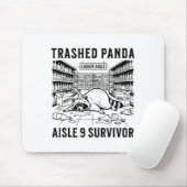 Trashed Panda Liquore Funny Hangover Crazy Drunk R マウスパッド (マウス)