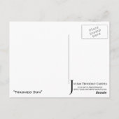 「Trashed Sun」 – はがき (裏面)