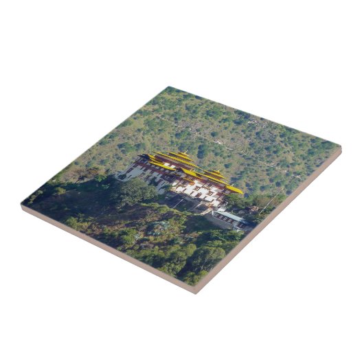 Trashigang Dzong – 東ブータン、ヒアマラヤ、アジア タイル (側面)