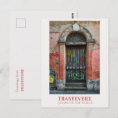 Trastevere, Doors of the World, Travel Postcards ポストカード (正面/裏面)