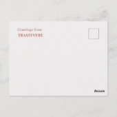 Trastevere, Doors of the World, Travel Postcards ポストカード (裏面)