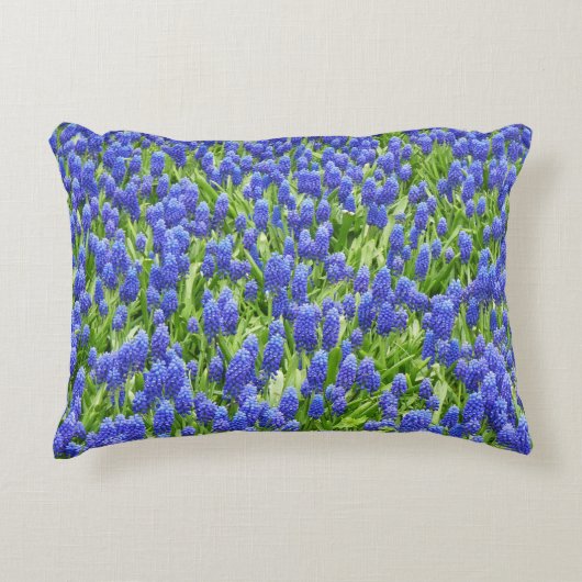 Traubenhyazinthen アクセントクッション (正面)