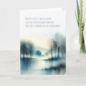 Trauerkarte "Augenblick des Abschieds" 招待状 (正面)